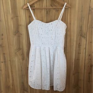 Eyelet lace dress